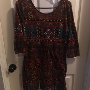 Boho bodycon dress